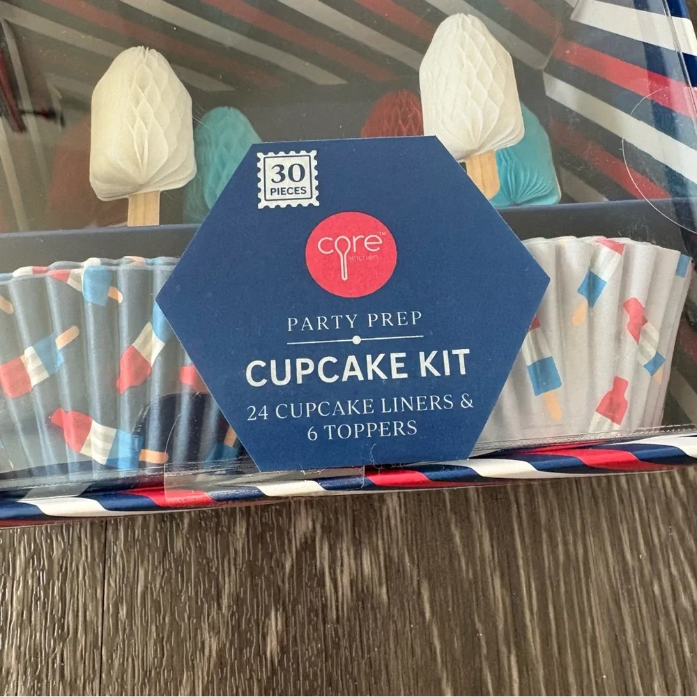 Core Party Prep Rocket Pop Cupcake Kit Liners & Toppers